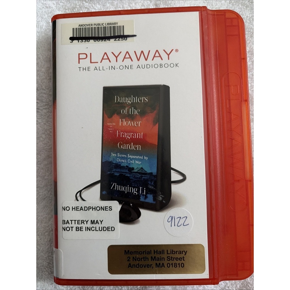 Daughters of the Flower Fragrant Garden Zhuqing Li Playaway Audiobook Ex Library